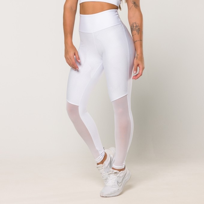 LEGGING REFLECTIVE BRANCO