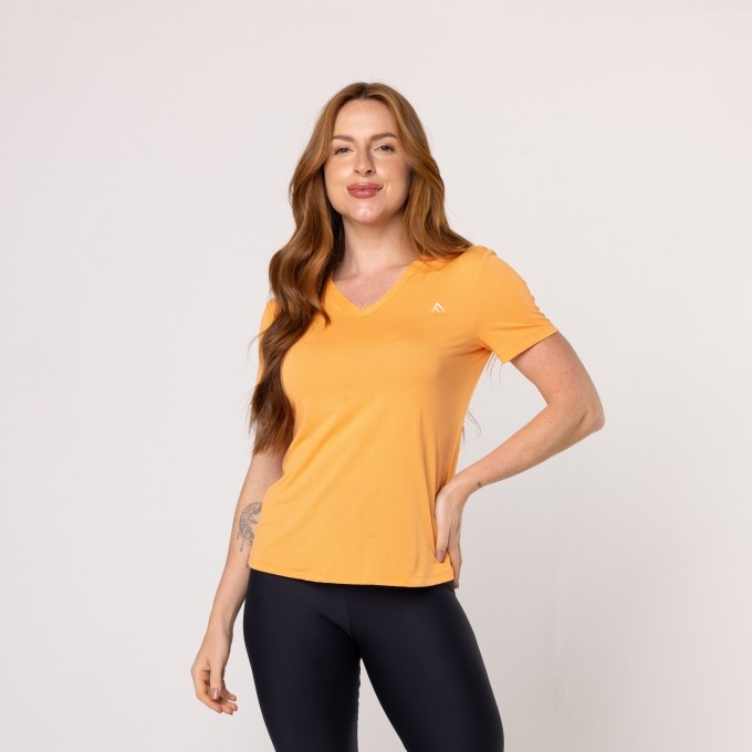 BLUSA PRO DRY LARANJINHA