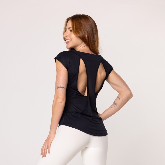 BLUSA GLASS PRETO