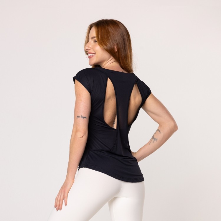 BLUSA GLASS PRETO
