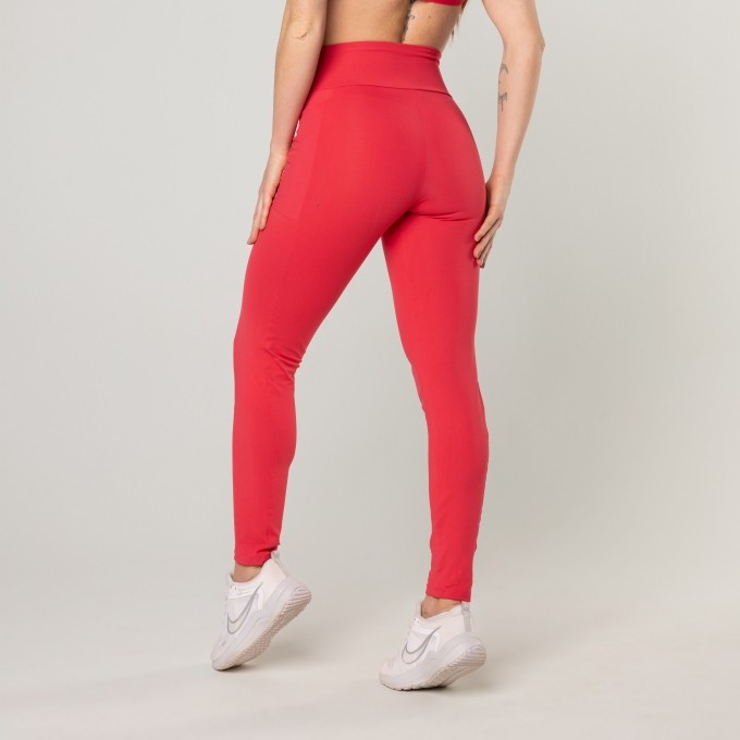 LEGGING BASIC POCKET VERMELHO