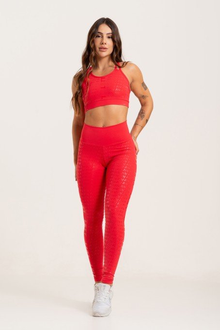 LEGGING LETT  VERMELHO