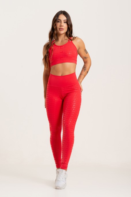 LEGGING LETT  VERMELHO