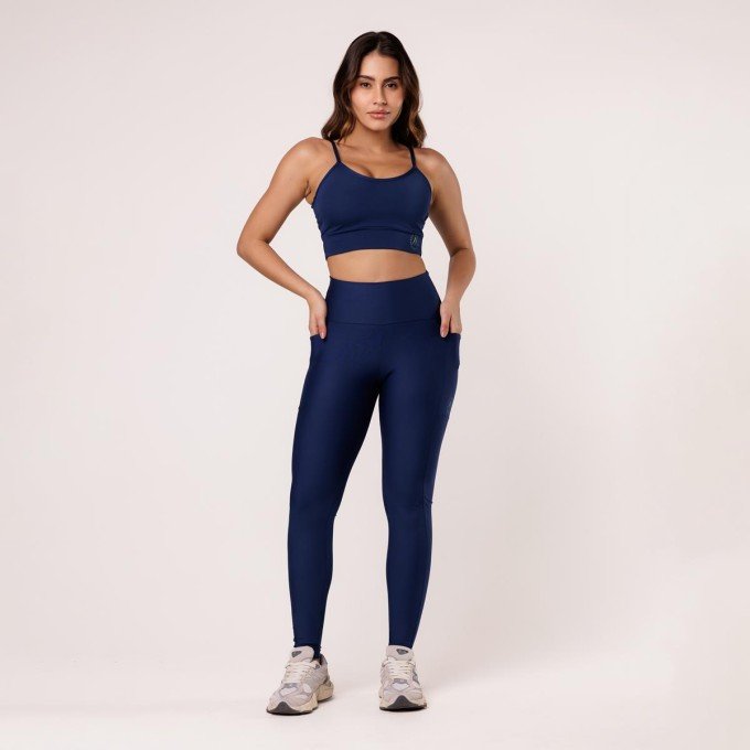 LEGGING SOFT POCKET MARINHO