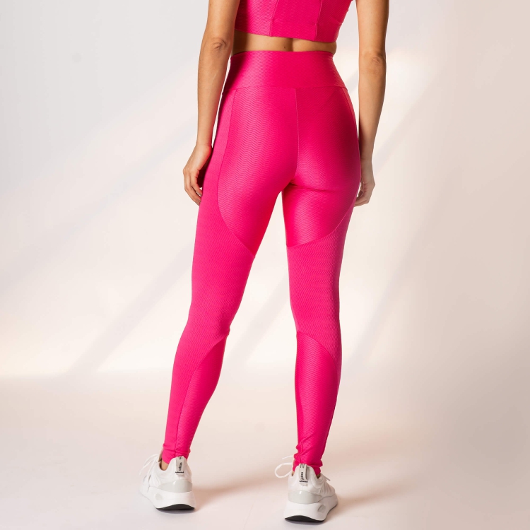 calça legging rosa push