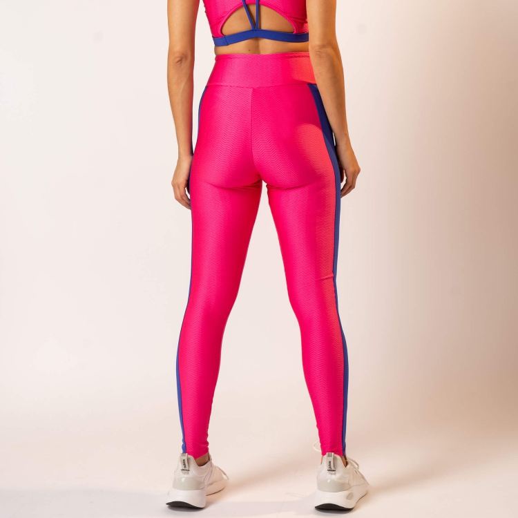 calça legging rosa ziggy trend