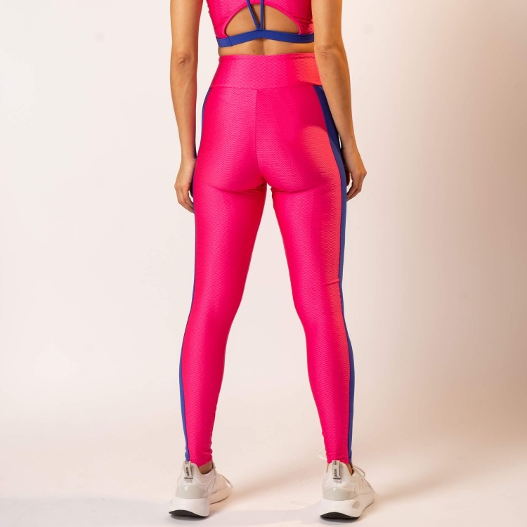 calça legging rosa ziggy trend