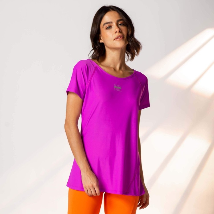 Blusa rosa choque bio active