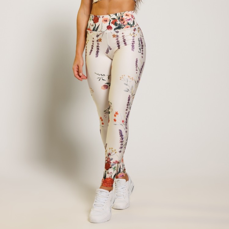 legging estampa botanical print