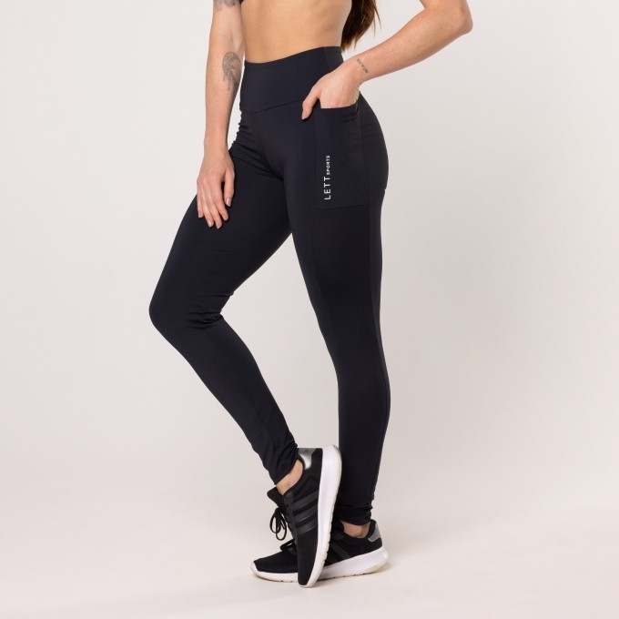 LEGGING BASIC POCKET PRETO