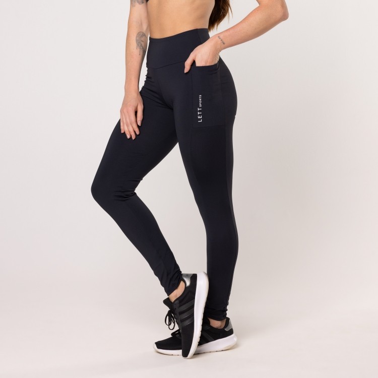 LEGGING BASIC POCKET PRETO