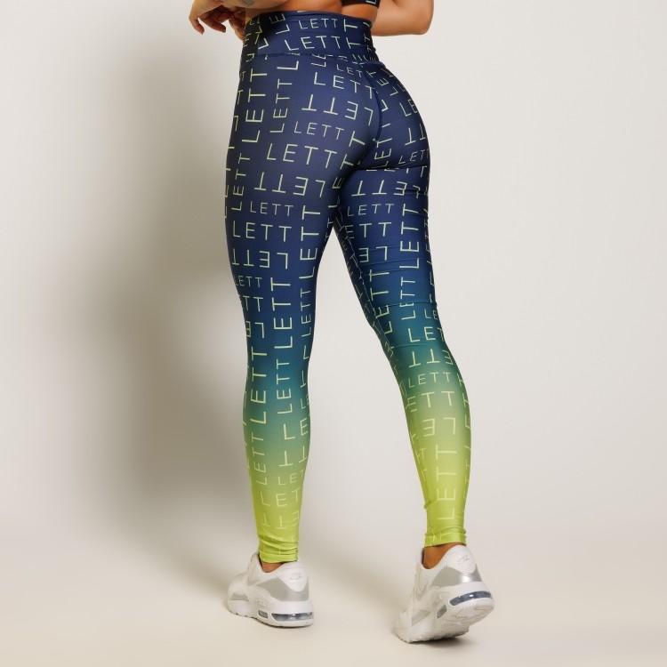 LEGGING LETS GO PRINT MARINHO