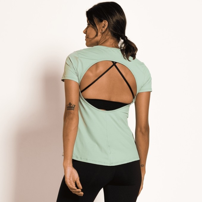 BLUSA TRAIL MENTA