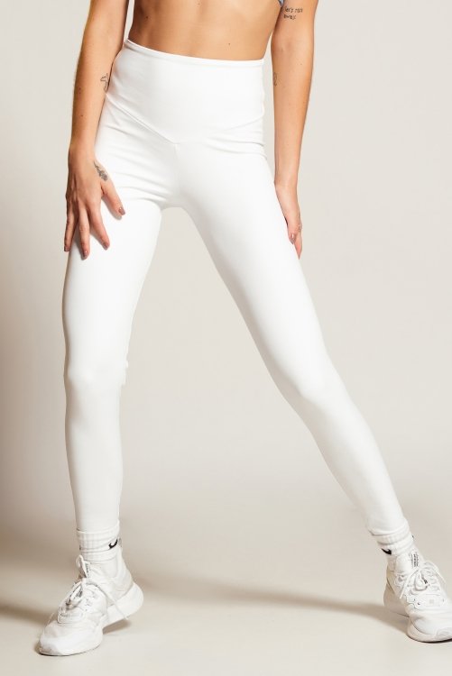LEGGING COMPRESS SUPPORT BRANCO
