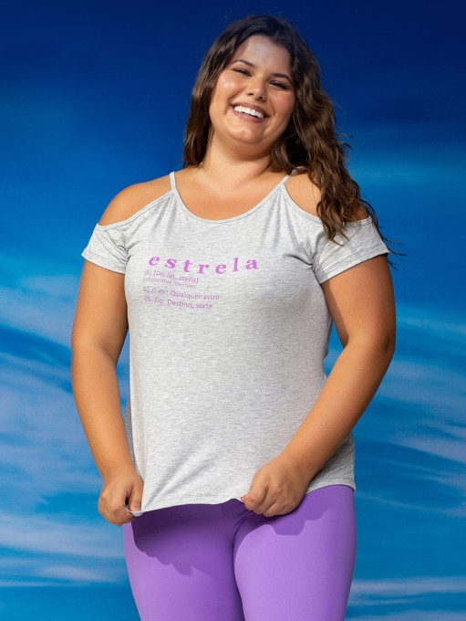 Blusa areia flow